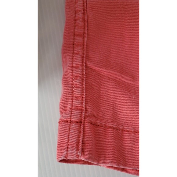 Tommy Hilfiger Shorts Womens Size 16 Coral Pink Chino Mid Rise Khaki VTG Y2K - Picture 5 of 12